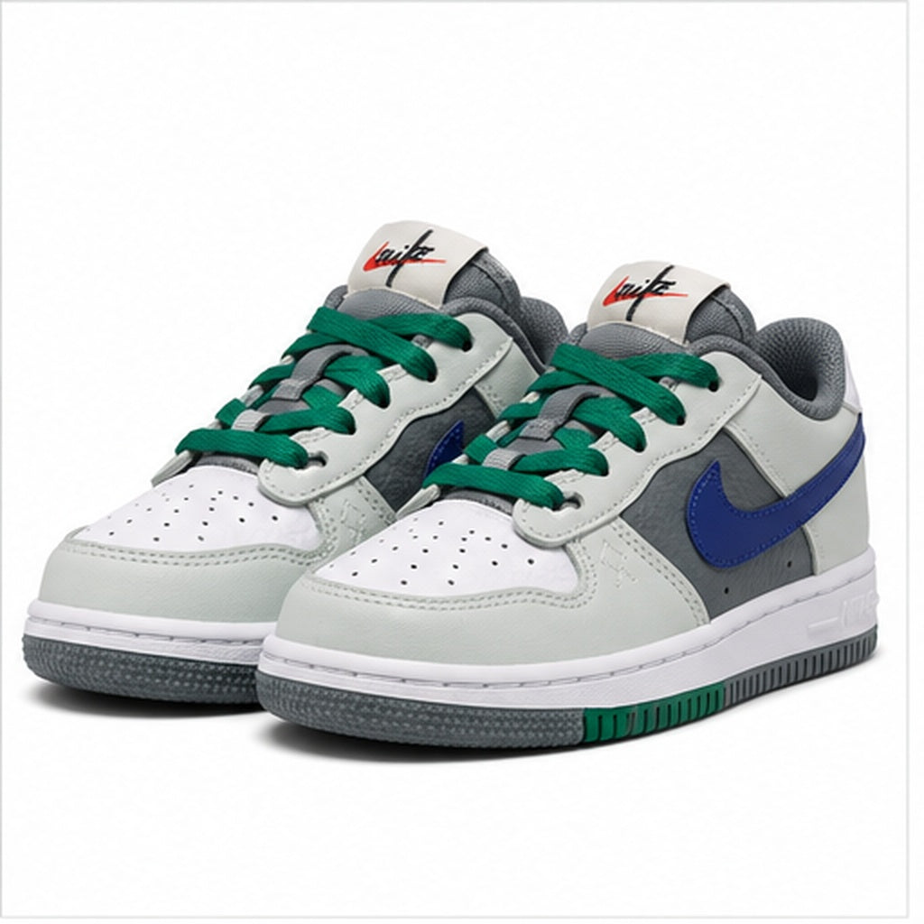 Nike Force 1 LV8 PS da bambino argento e blu royal