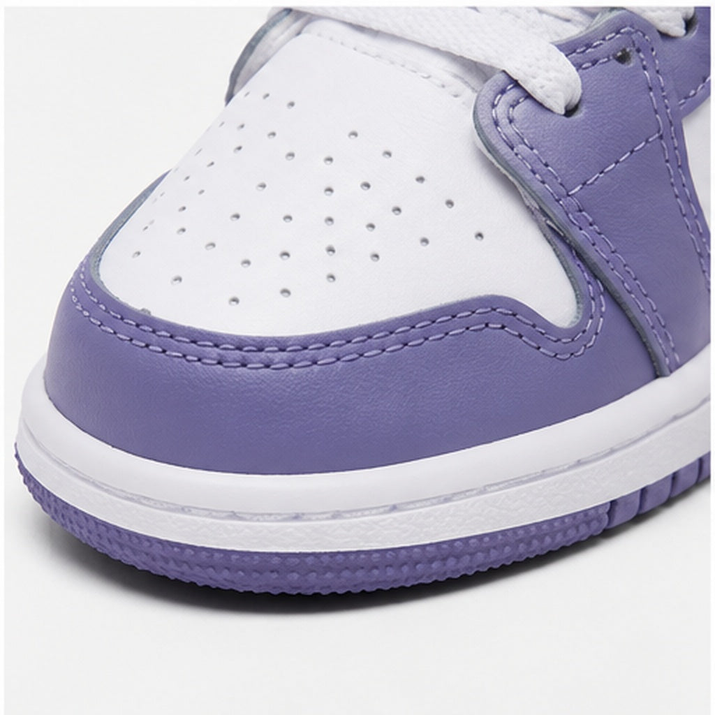 Nike Jordan 1 Mid TD da bambino bianche e viola ametista