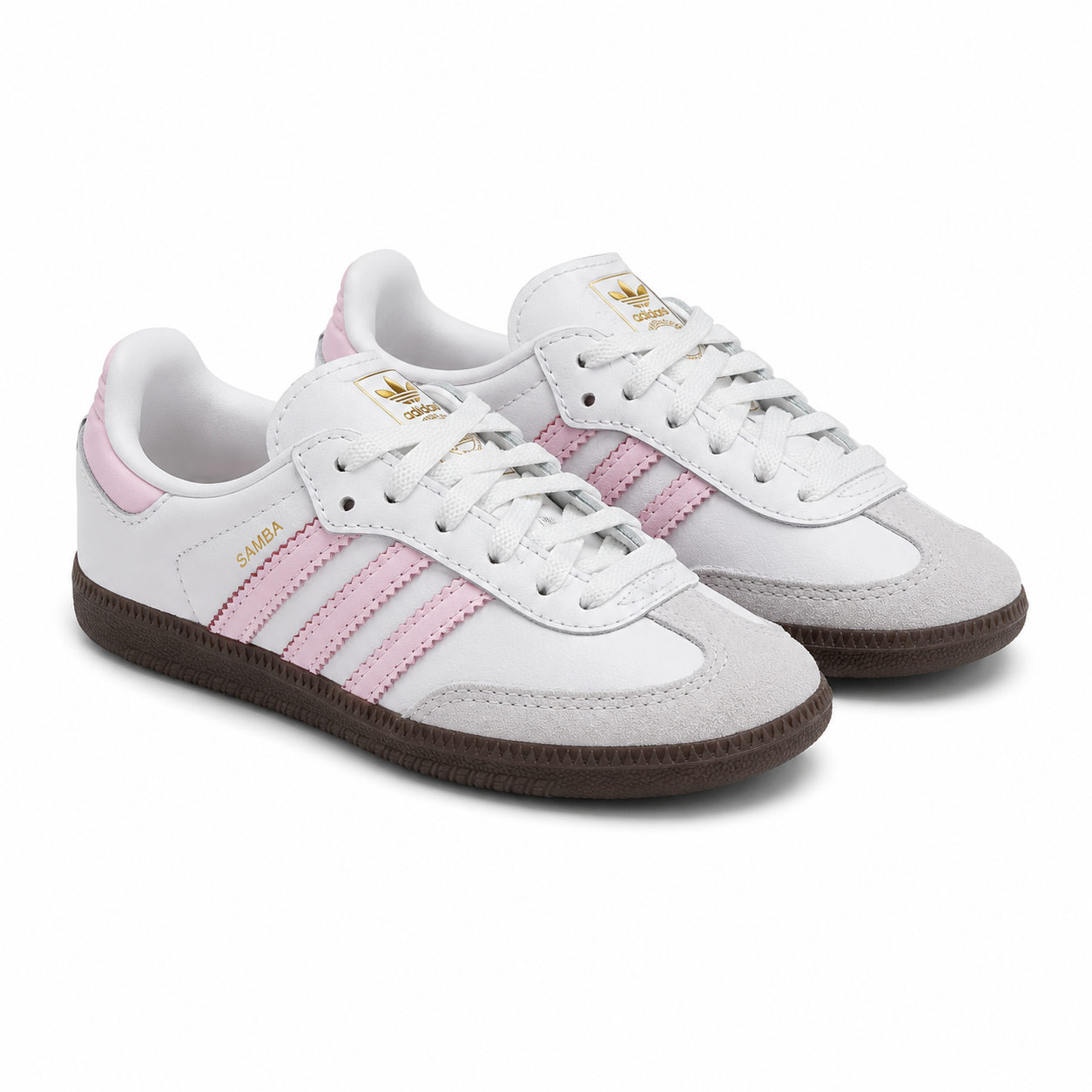 adidas Originals Samba OG CF EL I White/Clear Pink/Gum – EU 27