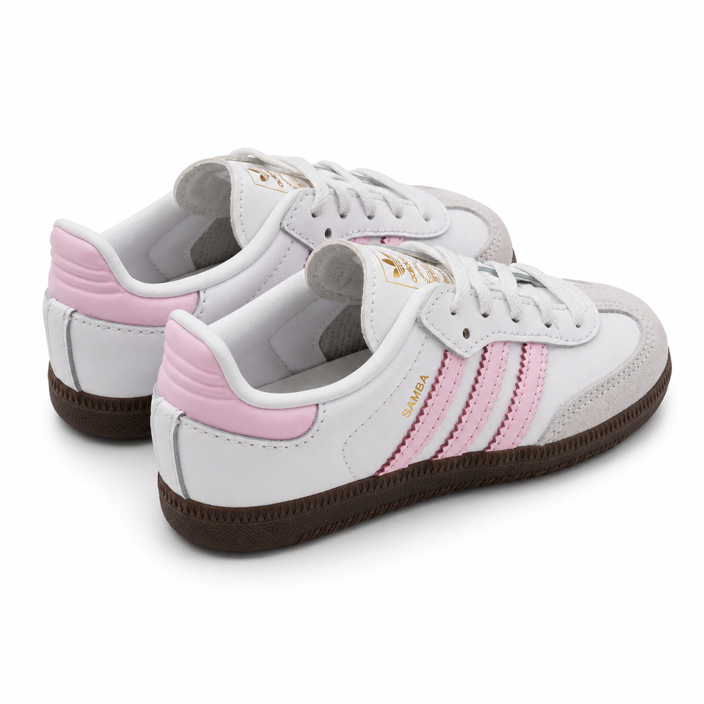 adidas Originals Samba OG CF EL I White/Clear Pink/Gum – EU 27