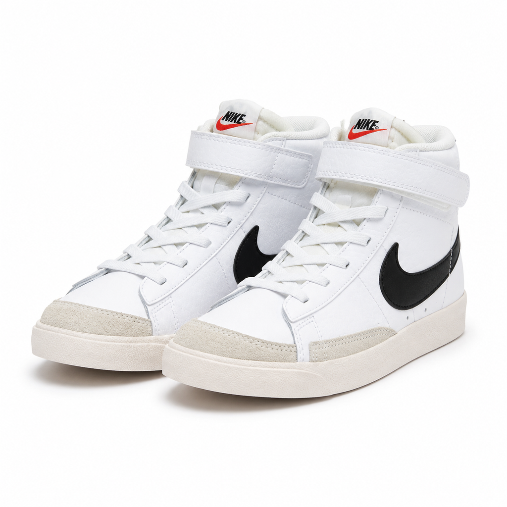 Nike Blazer Mid '77 (PS) White/Black/Team Orange – EU 33.5