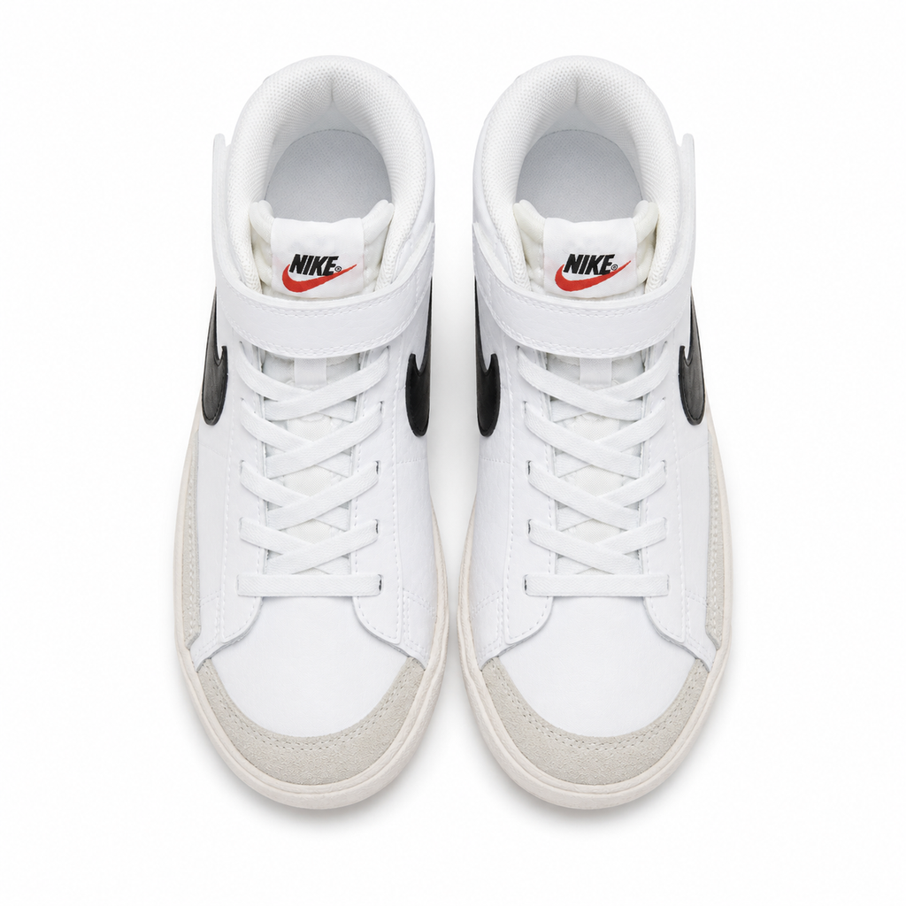 Nike Blazer Mid '77 (PS) White/Black/Team Orange – EU 33.5