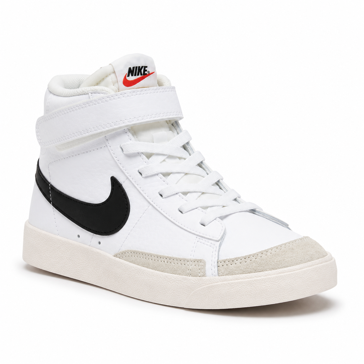 Nike Blazer Mid '77 (PS) White/Black/Team Orange – EU 33.5