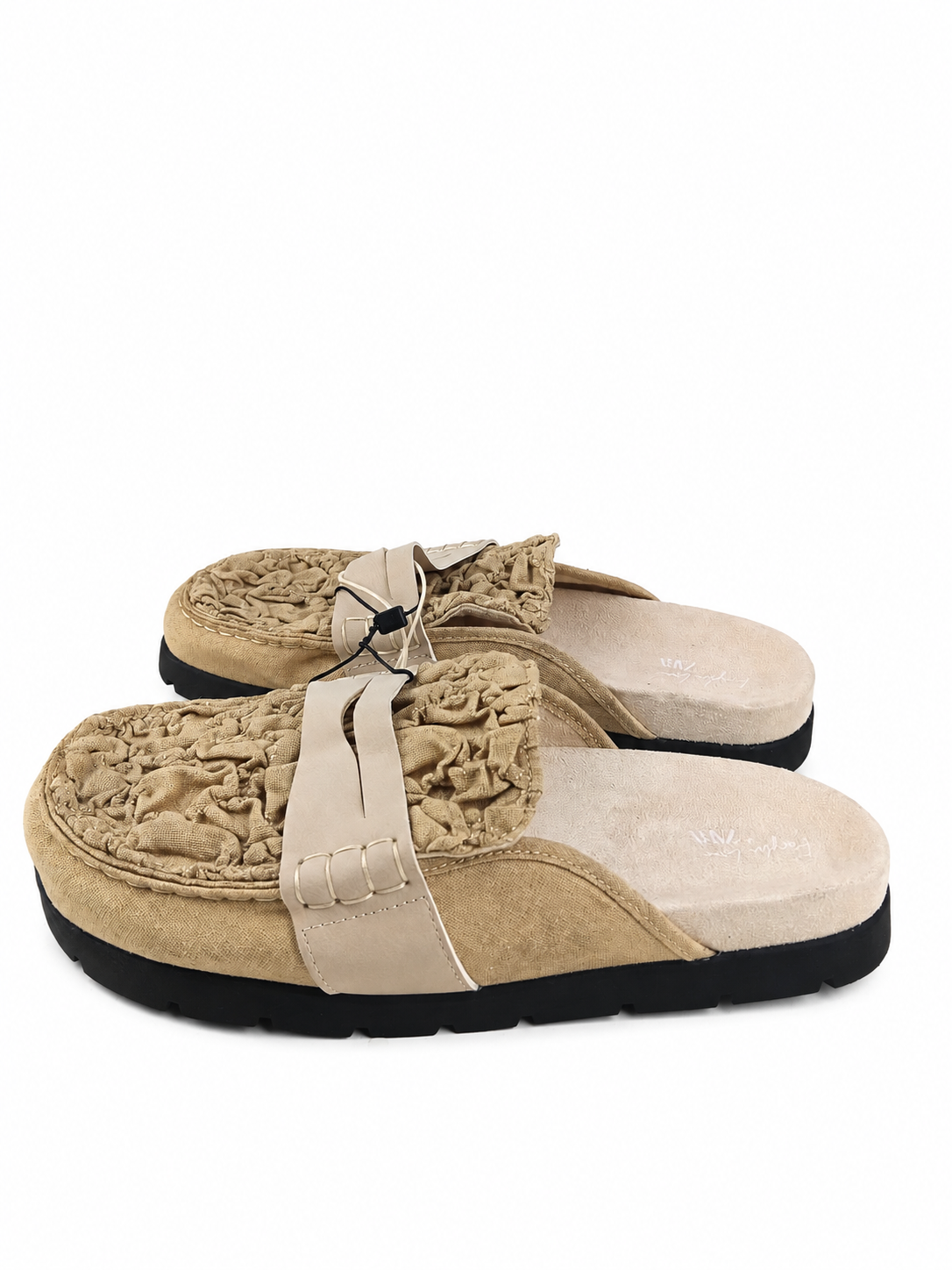 Zara Sabot Beige Ricamato - Taglia 37