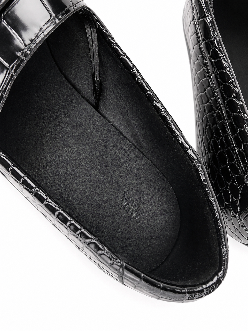Ballerine slingback nere verniciate con cinturino di strass Zara - Taglia 40