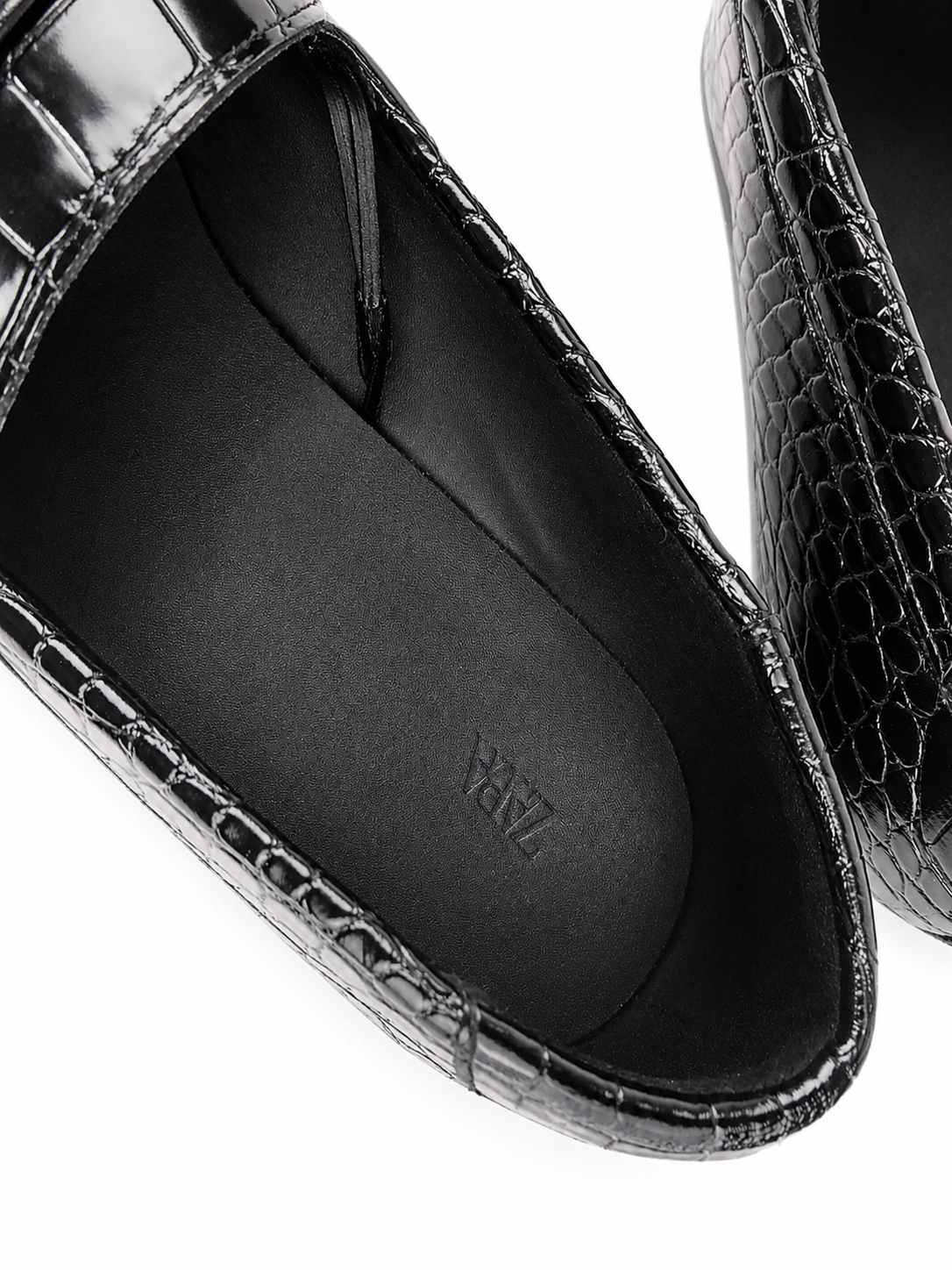 Ballerine slingback nere verniciate con cinturino di strass Zara - Taglia 40