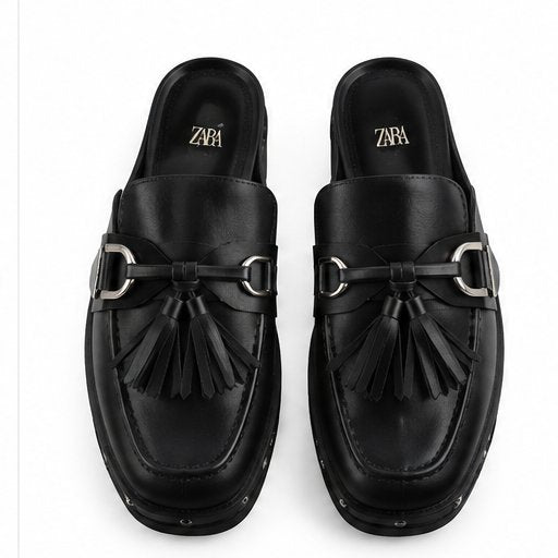 Mocassini neri con nappine Zara - Taglia 41