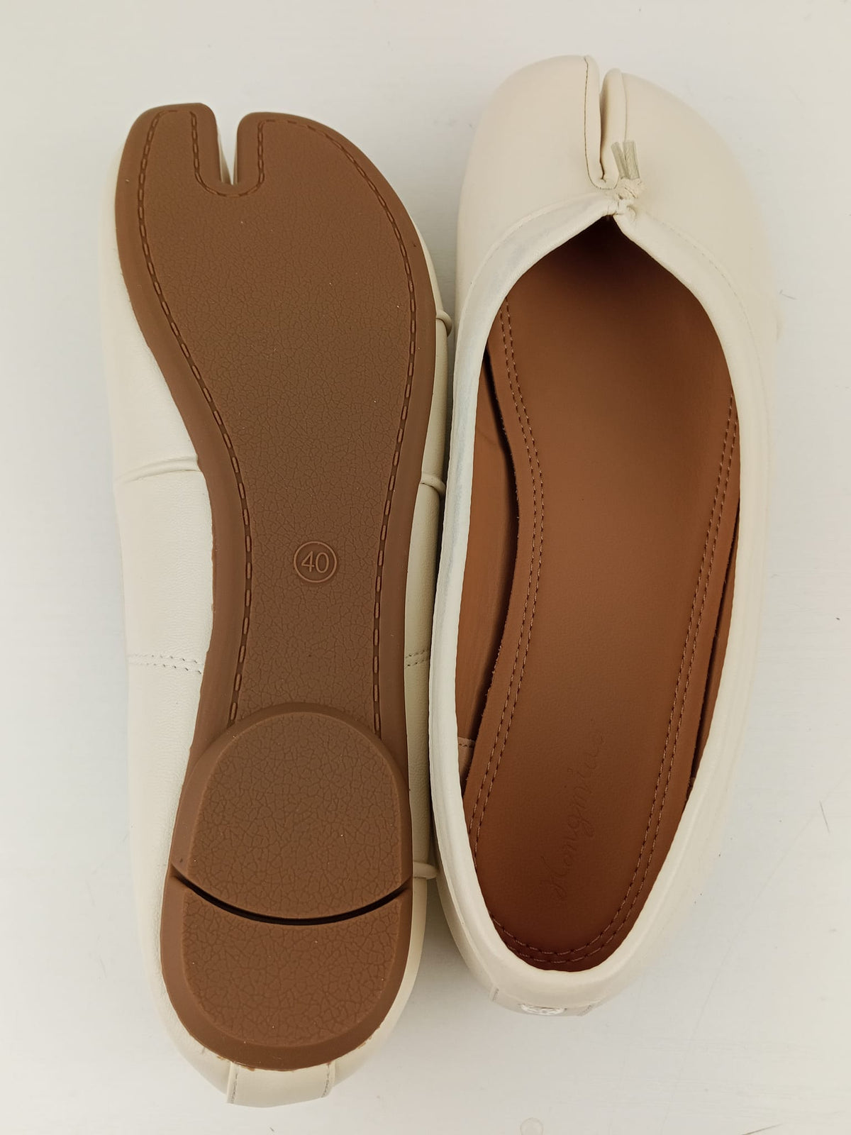 Ballerine Tabi SIHAOUTLET avorio - vista della suola