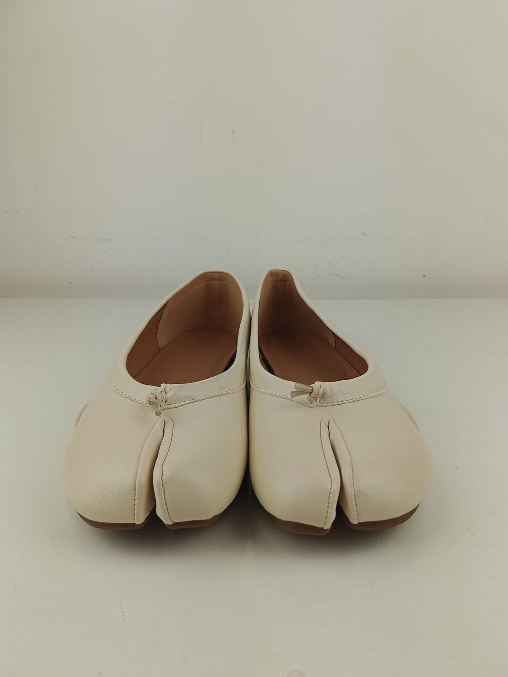 Ballerine Tabi SIHAOUTLET avorio - vista frontale