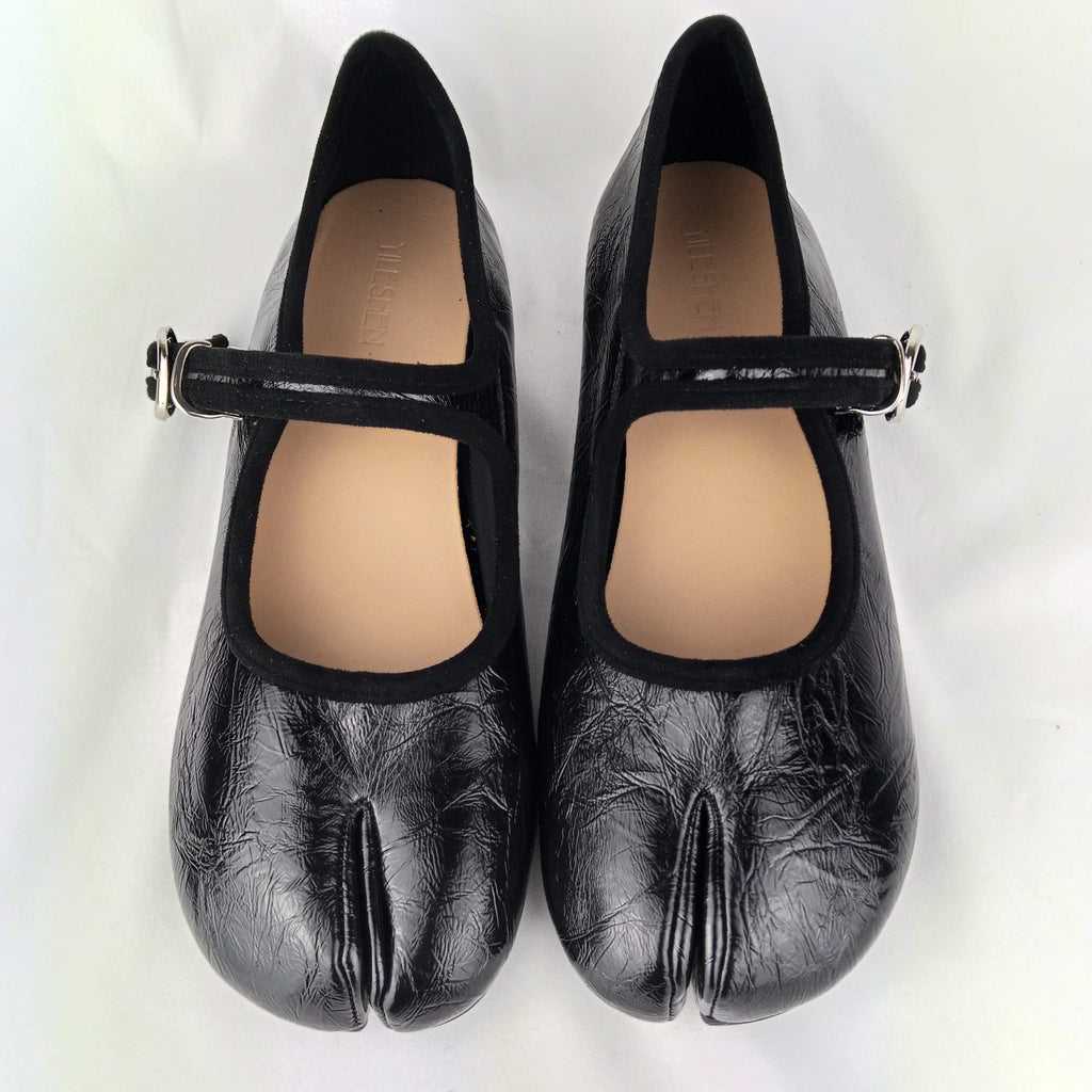Mary Jane Tabi SIHAOUTLET nera - vista frontale