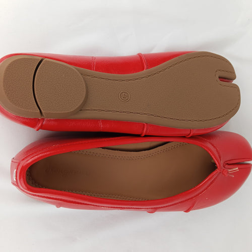 Ballerine Tabi SIHAOUTLET rosse - vista della suola