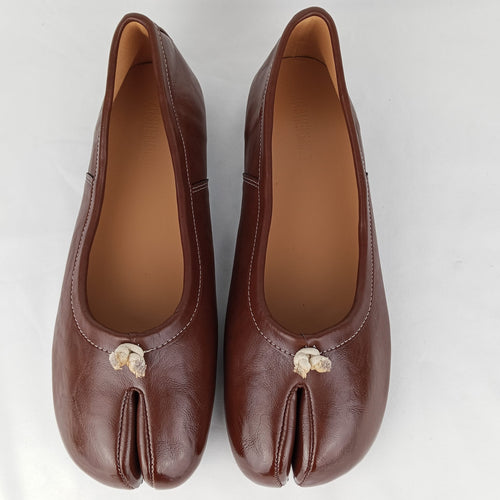 Ballerine Tabi SIHAOUTLET marroni - vista frontale