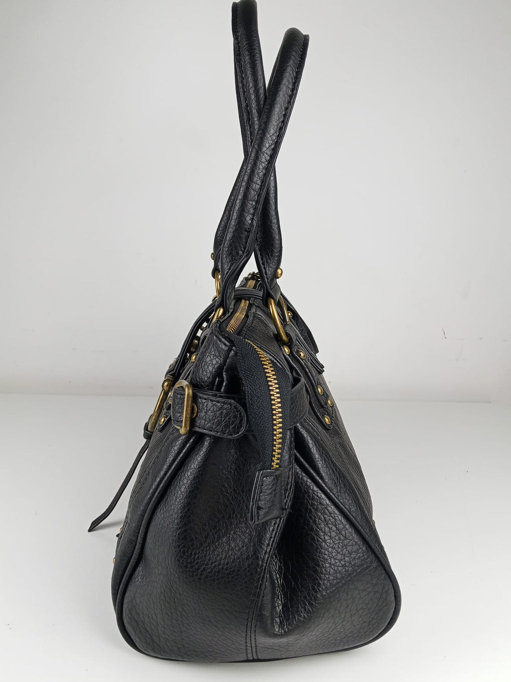 Borsa a Mano con Lucchetto Decorativo