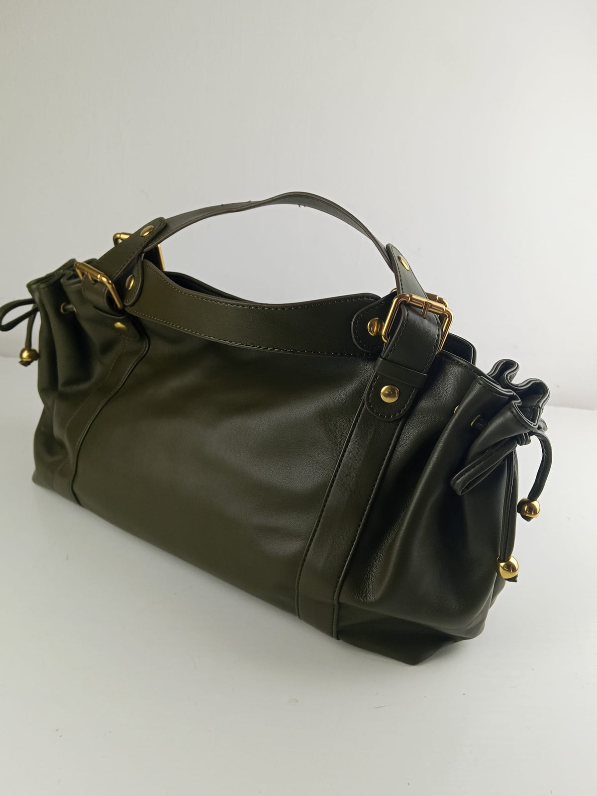 Borsa a Mano con Zip Frontali