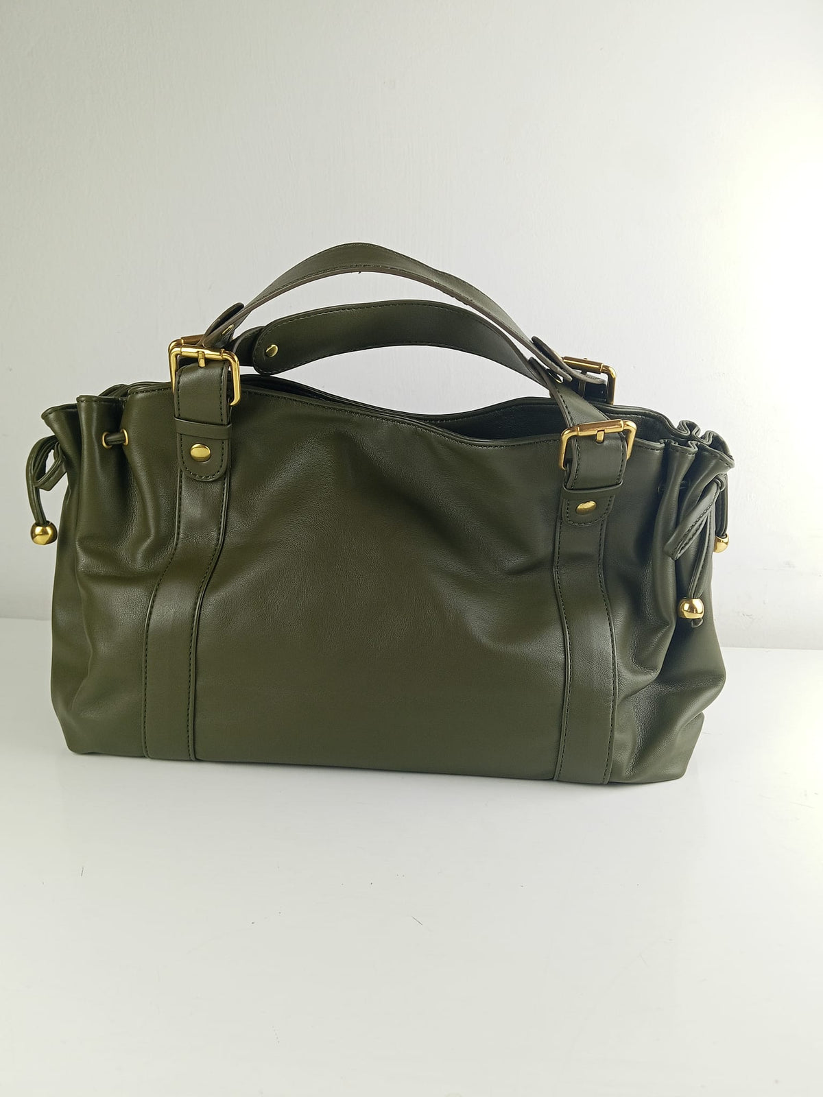 Borsa a Mano con Zip Frontali