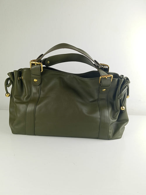 Borsa a Mano con Zip Frontali