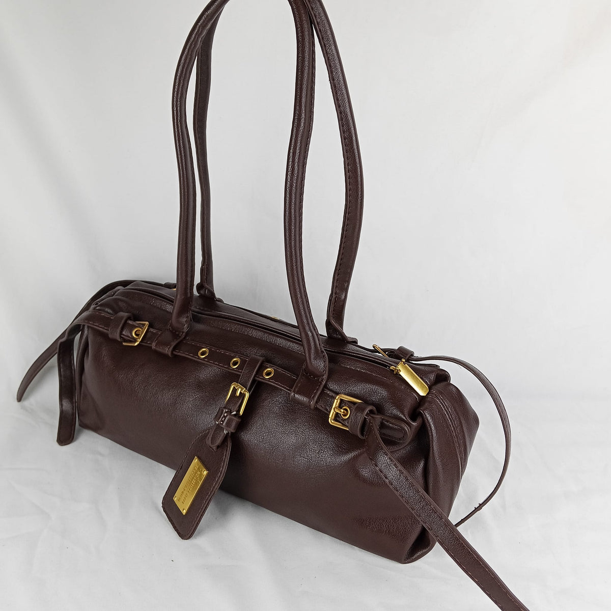 Borsa a Mano con Cinturini Decorativi