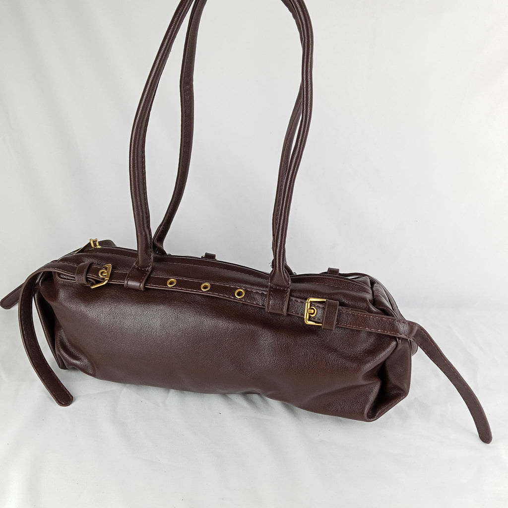 Borsa a Mano con Cinturini Decorativi