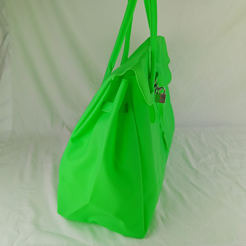 Borsa a Mano con Chiusura a Lucchetto