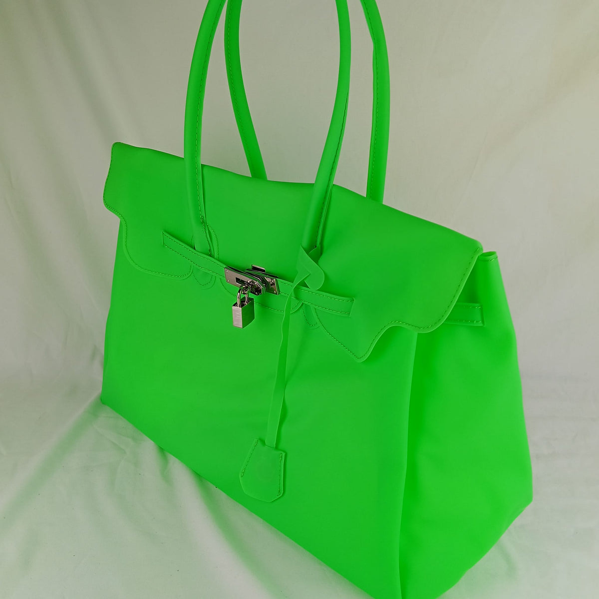 Borsa a Mano con Chiusura a Lucchetto