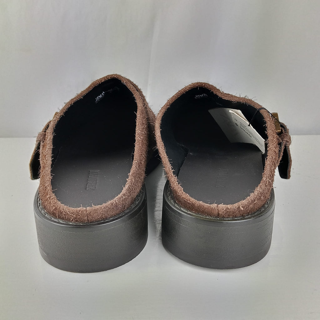 Sabot Zara marroni - vista alternativa