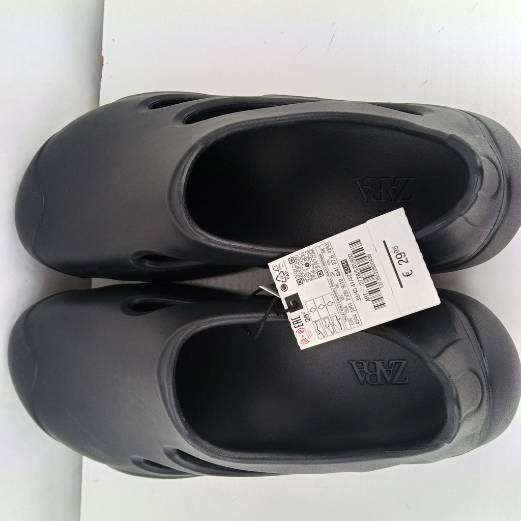 Sabot Zara neri con aperture laterali