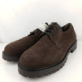 Scarpe stringate Zara marrone scuro effetto scamosciato